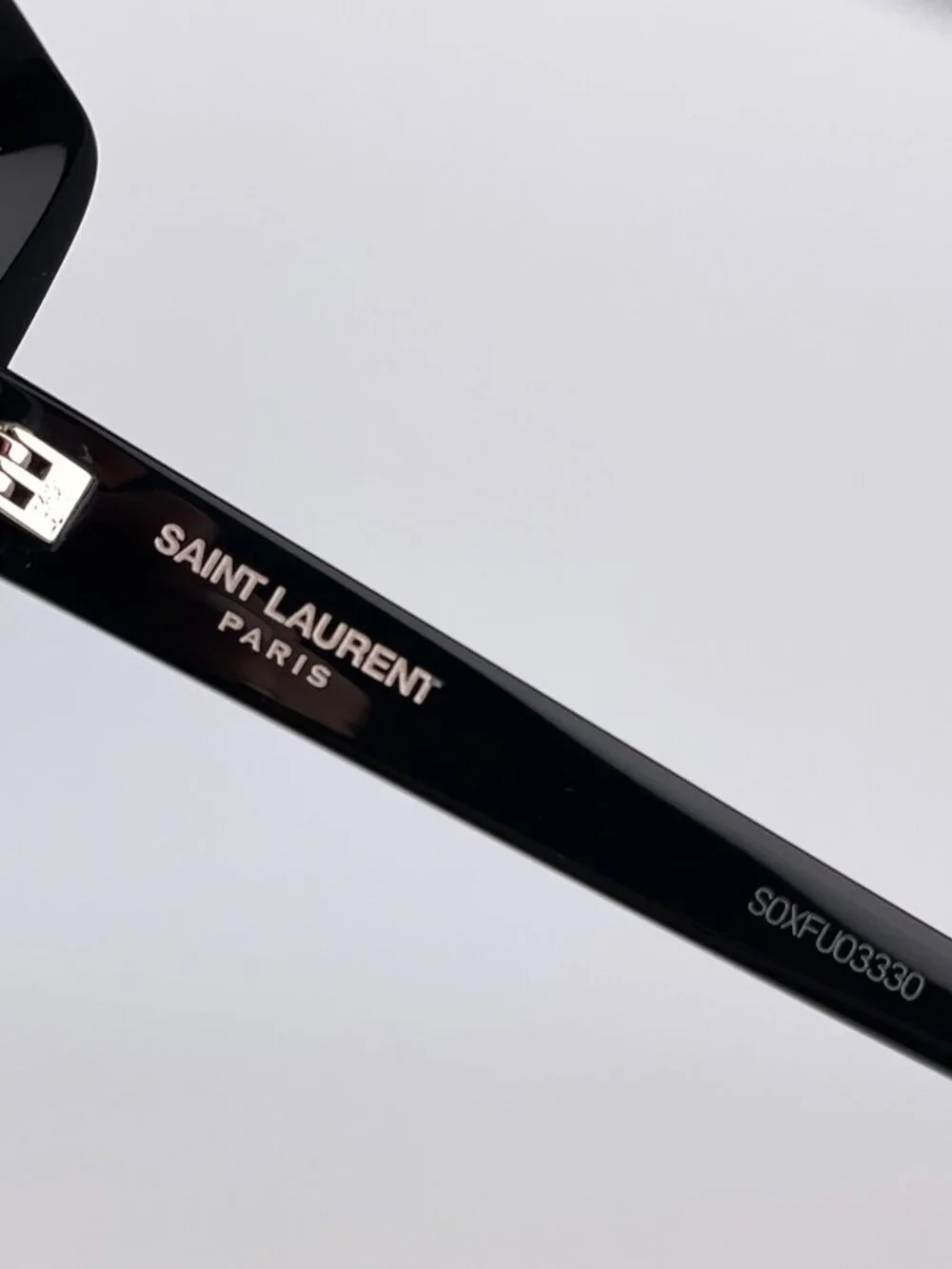 SAINT LAURENT SL451 001 BLACK OVERSIZED SQUARE SUNGLASSES